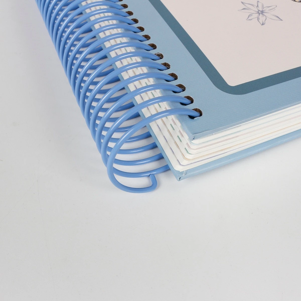 A4 Sprial Notebook Secret Floral Message Seven-Split Pages Artistic Style High Appearance Quality Gift Box high quality