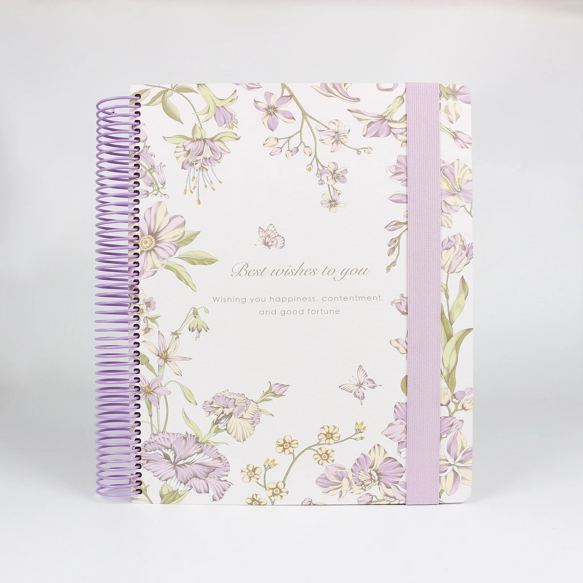 A4 Sprial Notebook Secret Floral Message Seven-Split Pages Artistic Style High Appearance Quality Gift Box factory