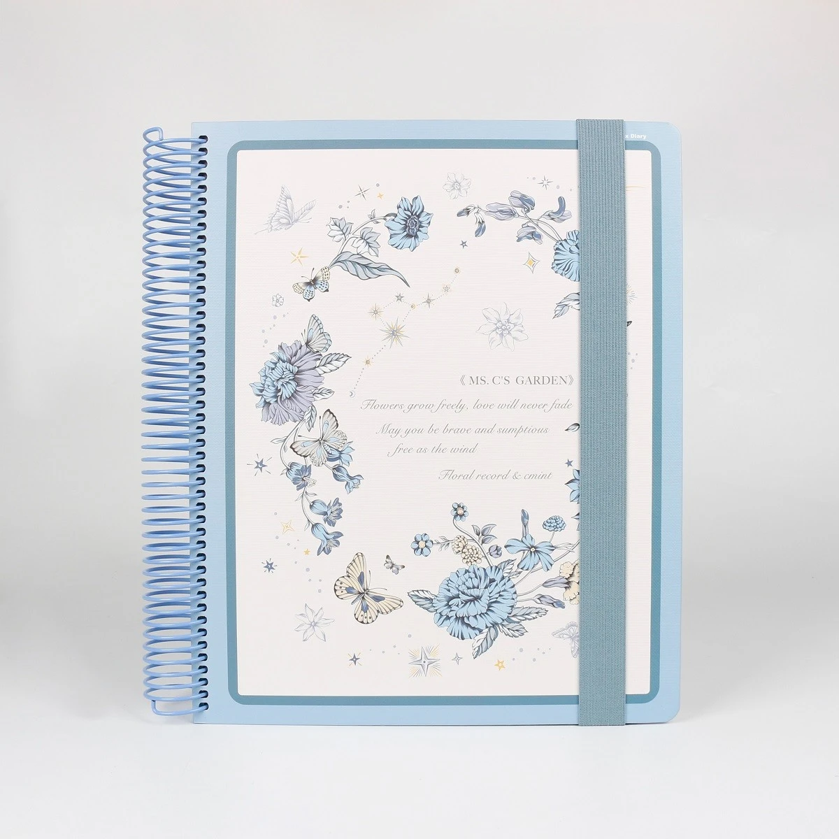 A4 Sprial Notebook Secret Floral Message Seven-Split Pages Artistic Style High Appearance Quality Gift Box suppliers